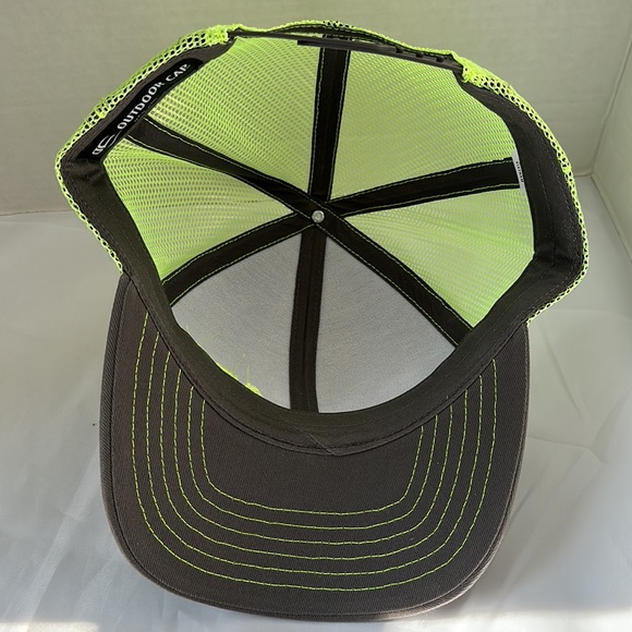 Outdoor Cap Men’s Trucker Hat Neon Gray SnapBack ABC Supply Co - Picture 6 of 7
